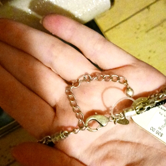 NWT- LAURA ASHLEY Black, Gold, & Silver Beaded, w/ 2 Sep. Gold & Silver Necklace - Picture 8 of 9